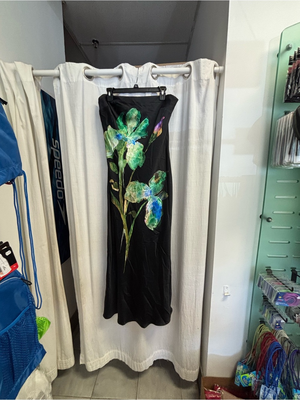 Anthropologie The Fleur Strapless Satin Maxi Slip Dress - Picture 6 of 11